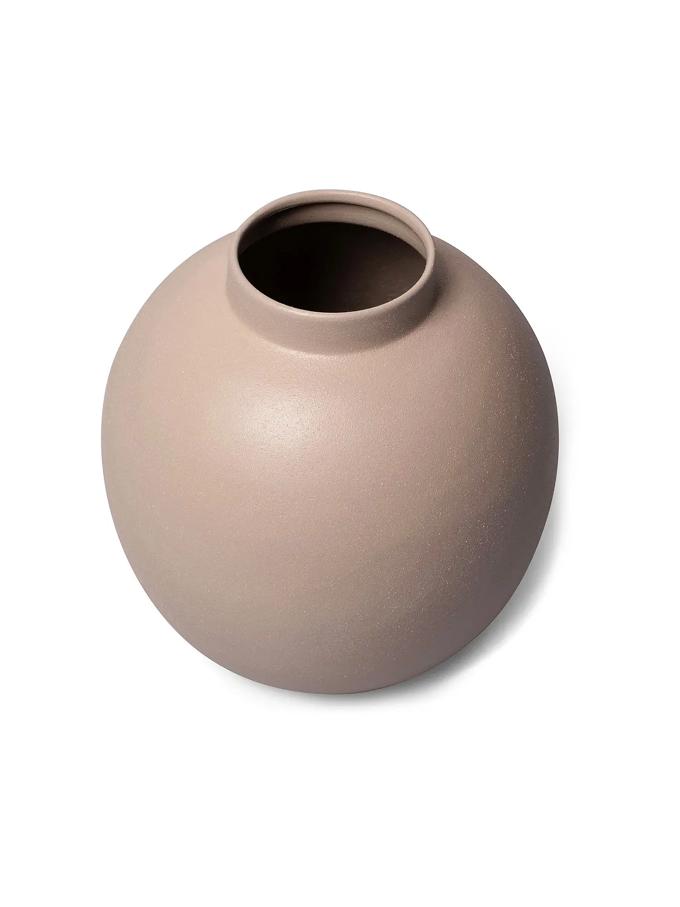FYNCH HATTON | Metallvase 28cm groß MOYA Elephant Grey | 